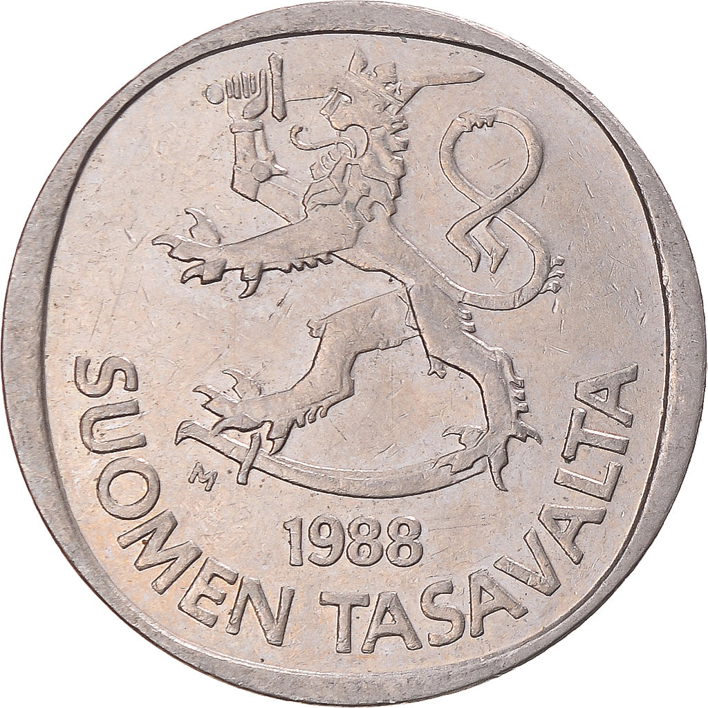 Monnaie, Finlande, Markka, 1988