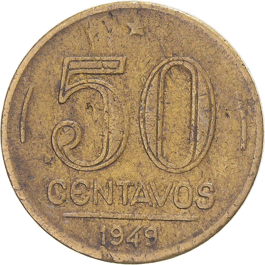 Moneta, Brasile, 50 Centavos, 1949
