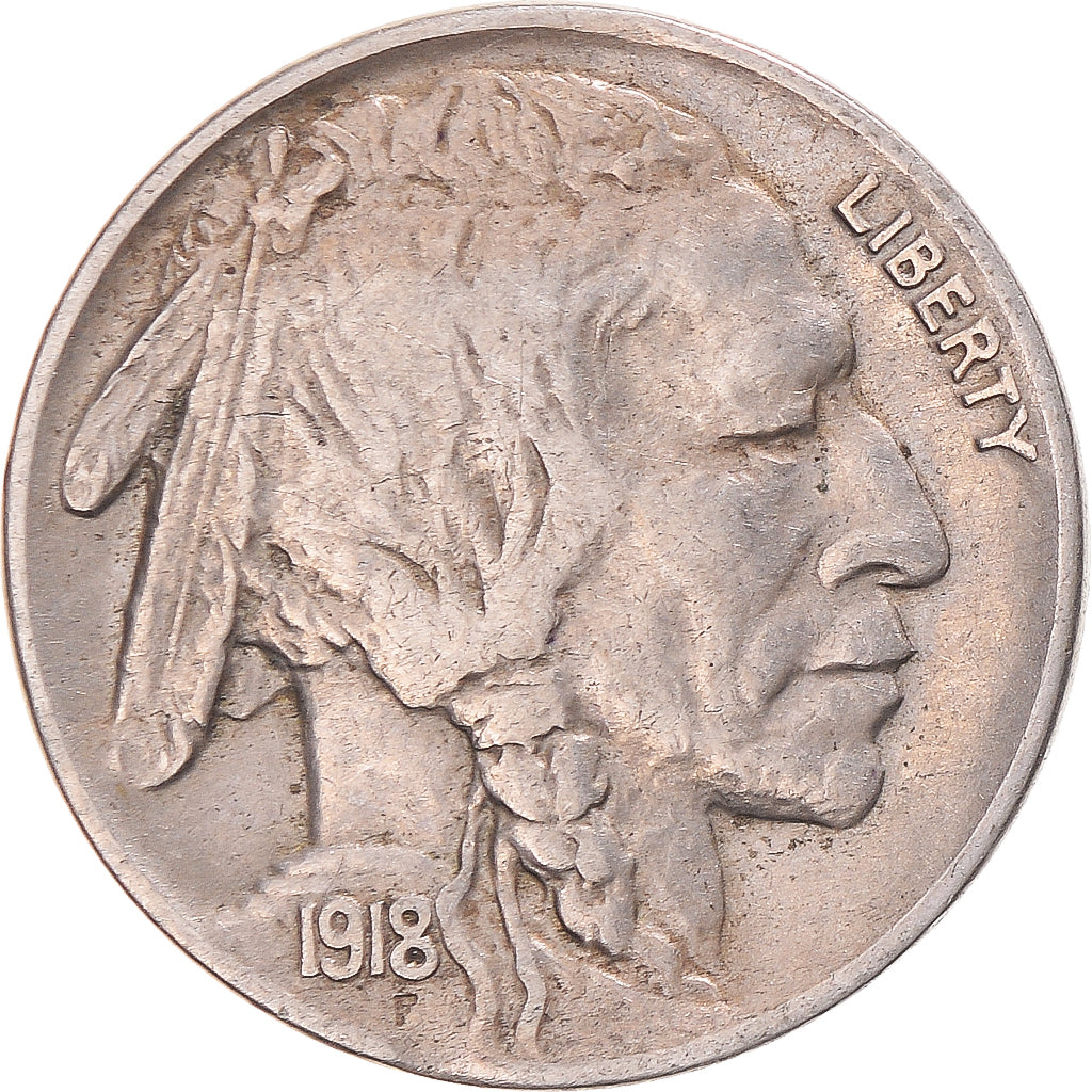 Moneta, USA, 5 Cents, 1918