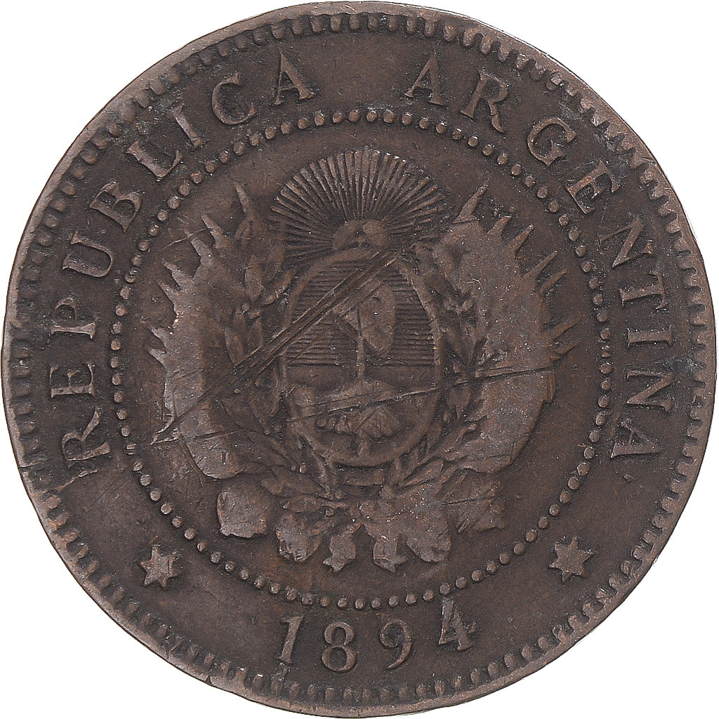 Moeda, Argentina, Centavo, 1894