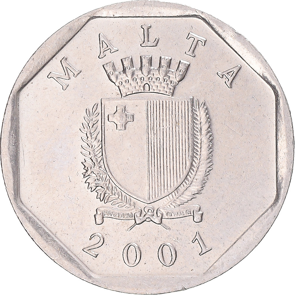 Munten, Malta, 5 Cents, 2001