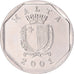 Moneda, Malta, 5 Cents, 2001