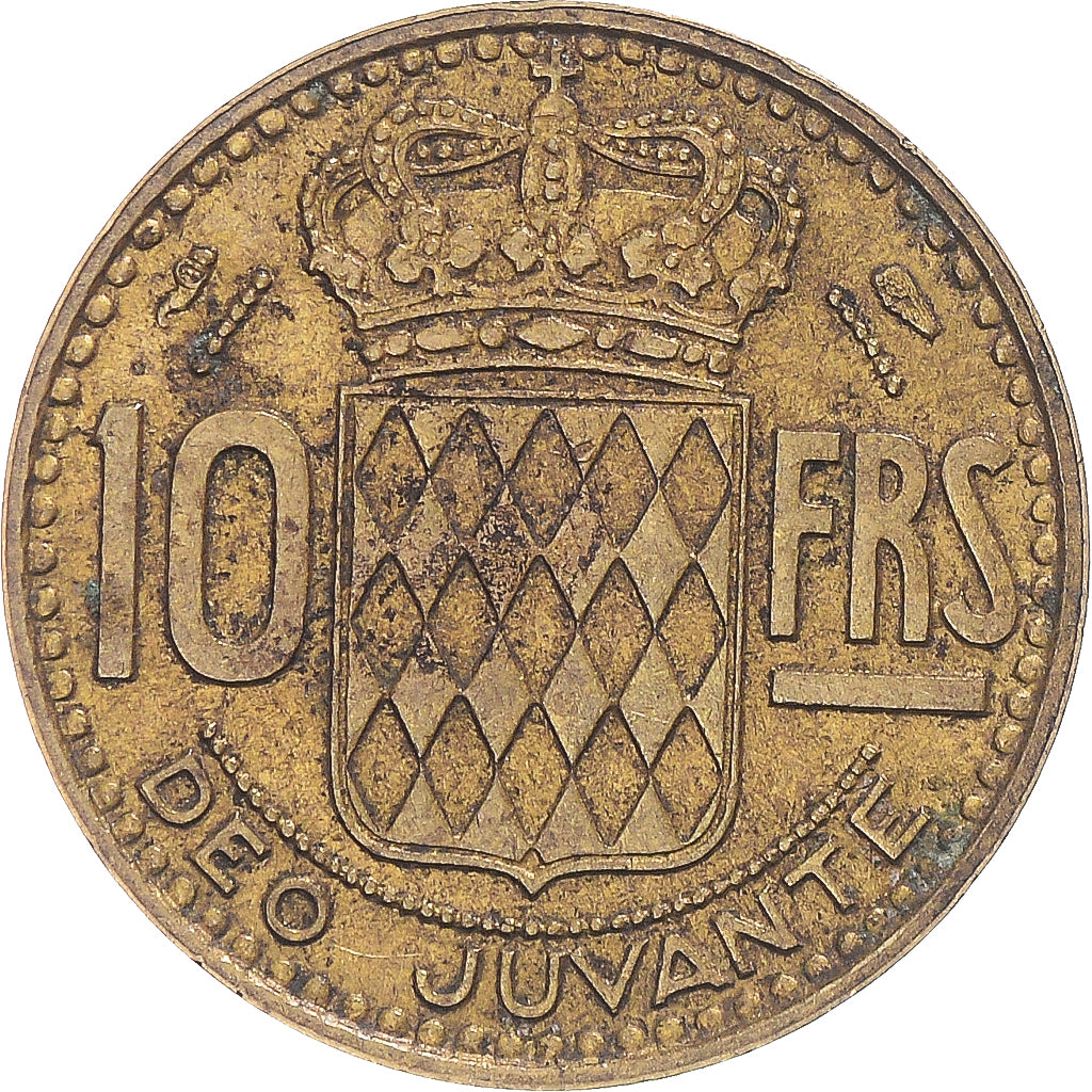 Moneda, Mónaco, 10 Francs, 1951