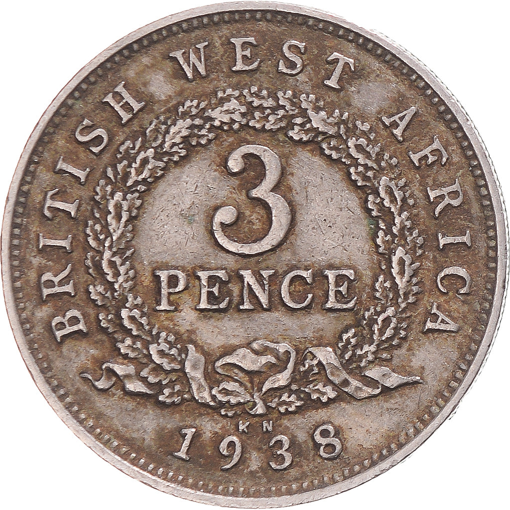 Coin, BRITISH WEST AFRICA, 3 Pence, 1938