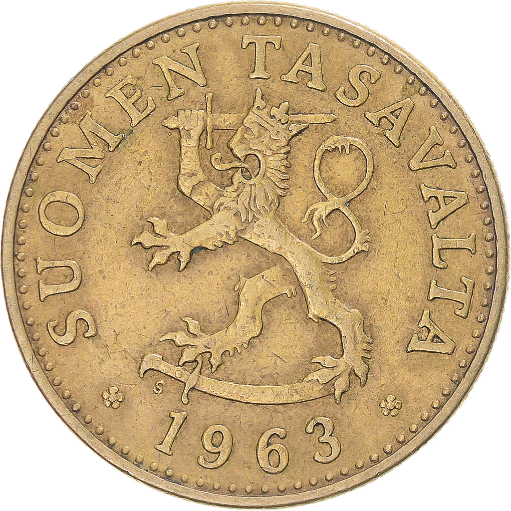 Monnaie, Finlande, 50 Penniä, 1963