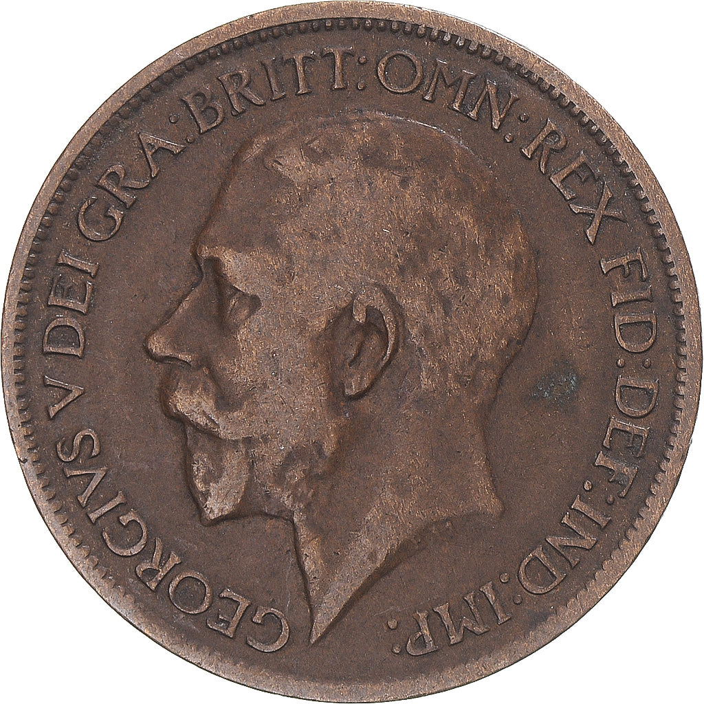Moneta, Wielka Brytania, 1/2 Penny, 1917