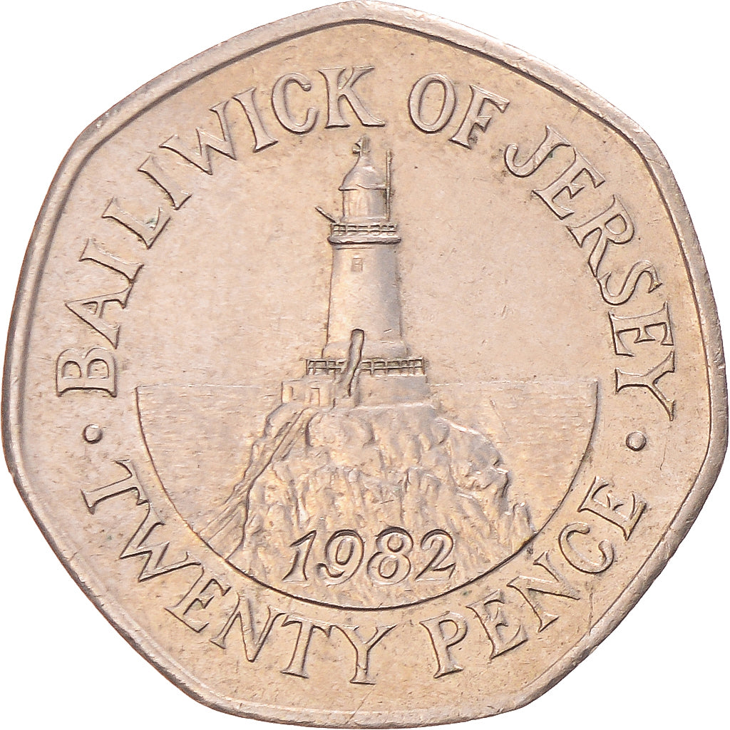 Monnaie, Jersey, 20 Pence, 1982