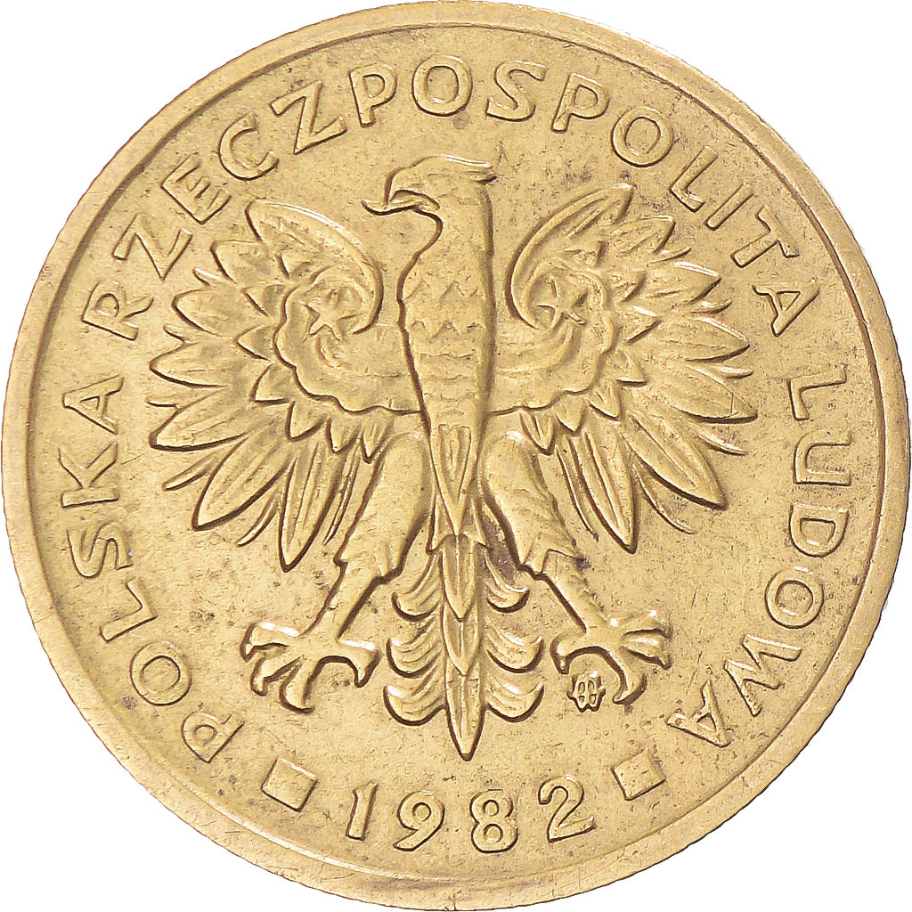 Moneta, Polonia, 2 Zlote, 1982