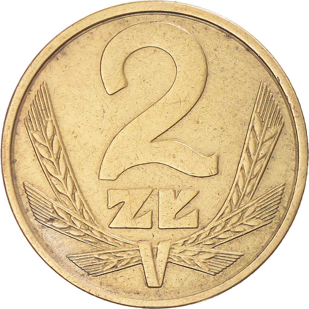 Moneta, Polonia, 2 Zlote, 1982