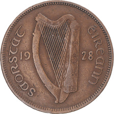Moeda, Irlanda, 1/2 Penny, 1928