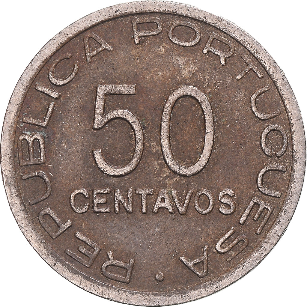 Coin, Mozambique, 50 Centavos, 1936