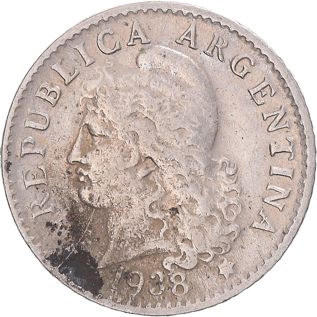 Moneda, Argentina, 5 Centavos, 1938