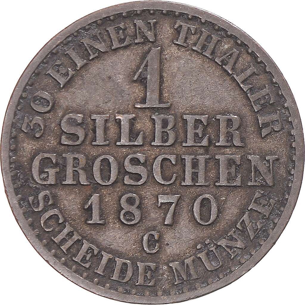 Moneta, Niemcy, 1/24 Thaler, Groschen, 1870
