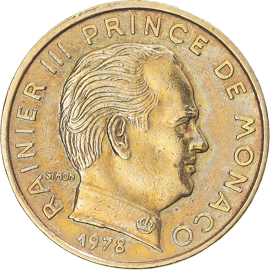 Coin, Monaco, 5 Centimes, 1978
