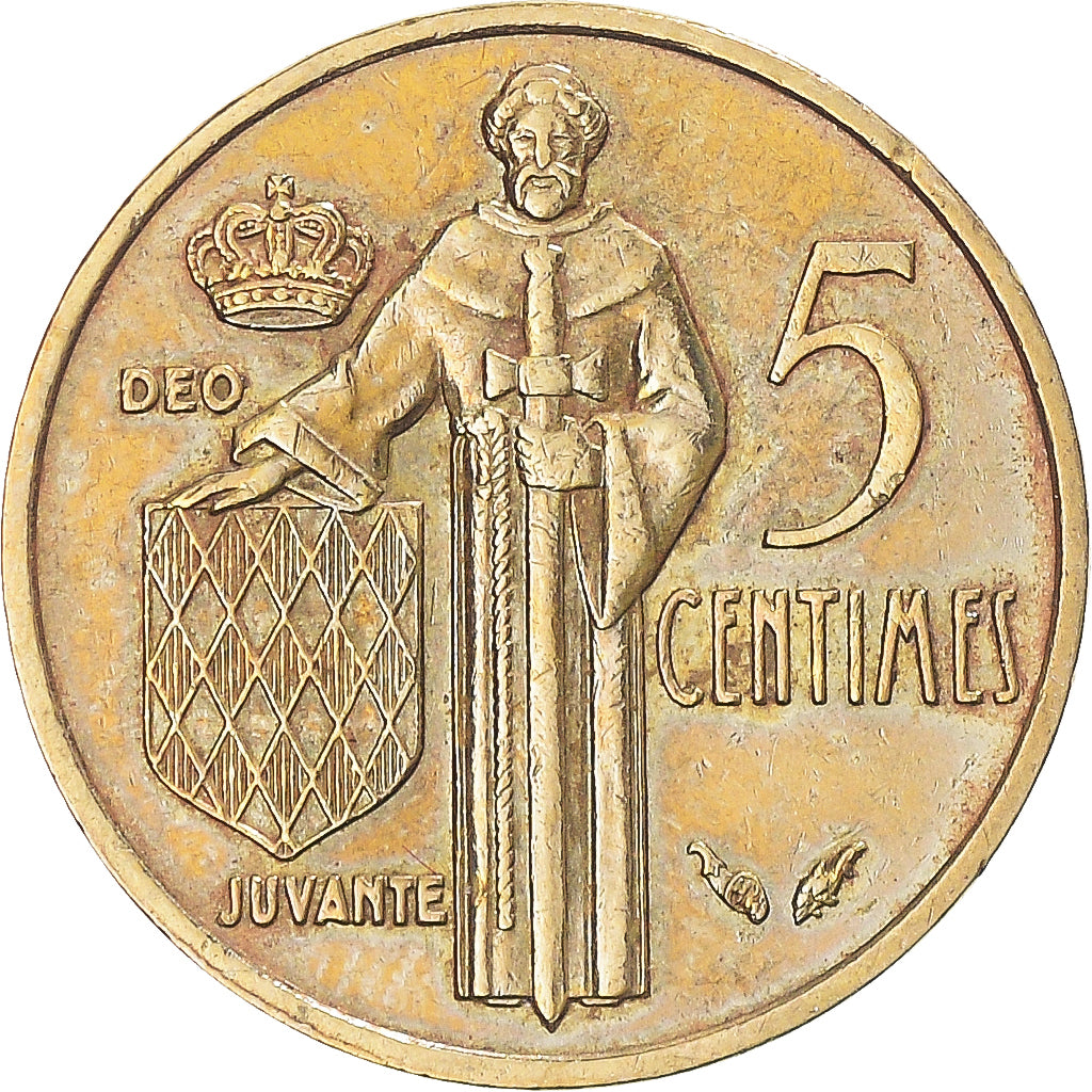 Coin, Monaco, 5 Centimes, 1978