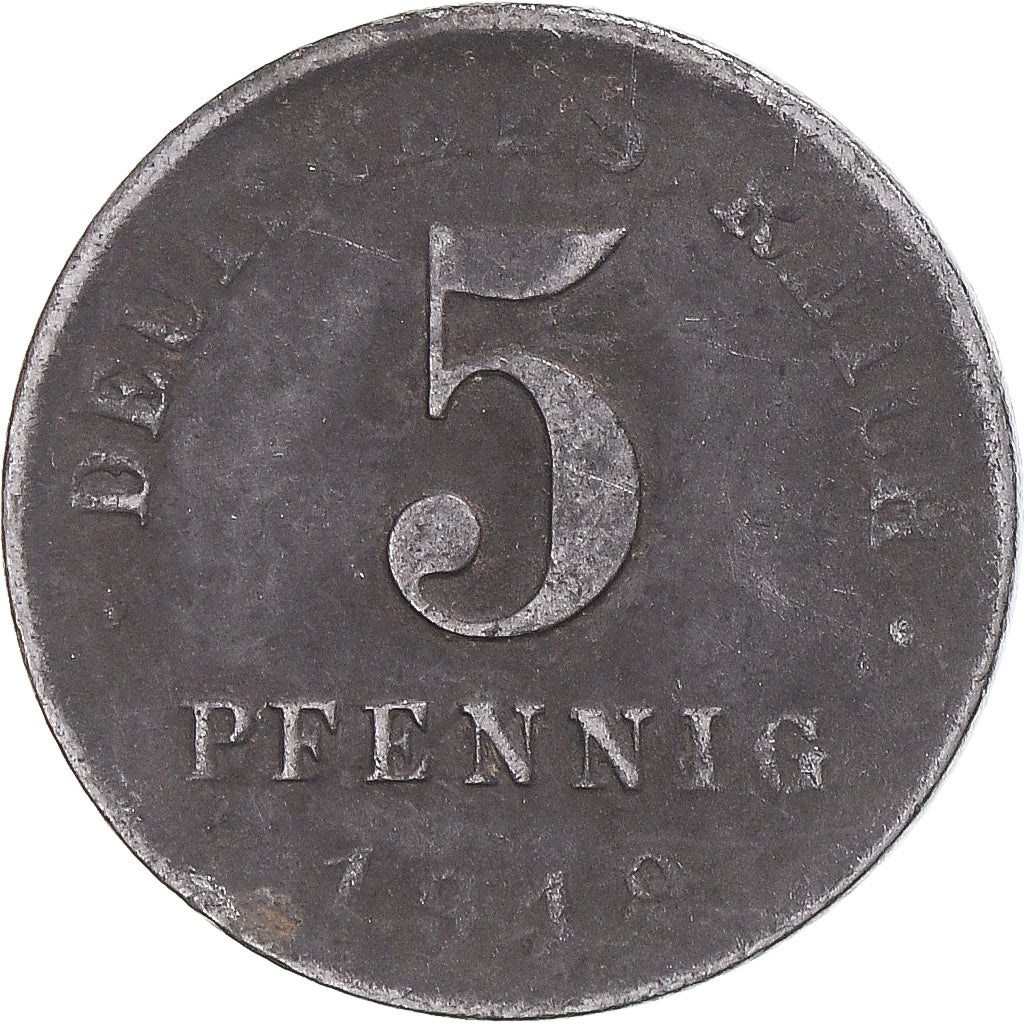 Coin, Germany, 5 Pfennig, 1919