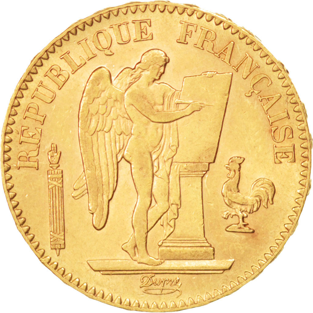 IIIème République, 20 Francs Or Génie 1886 Paris, KM 825