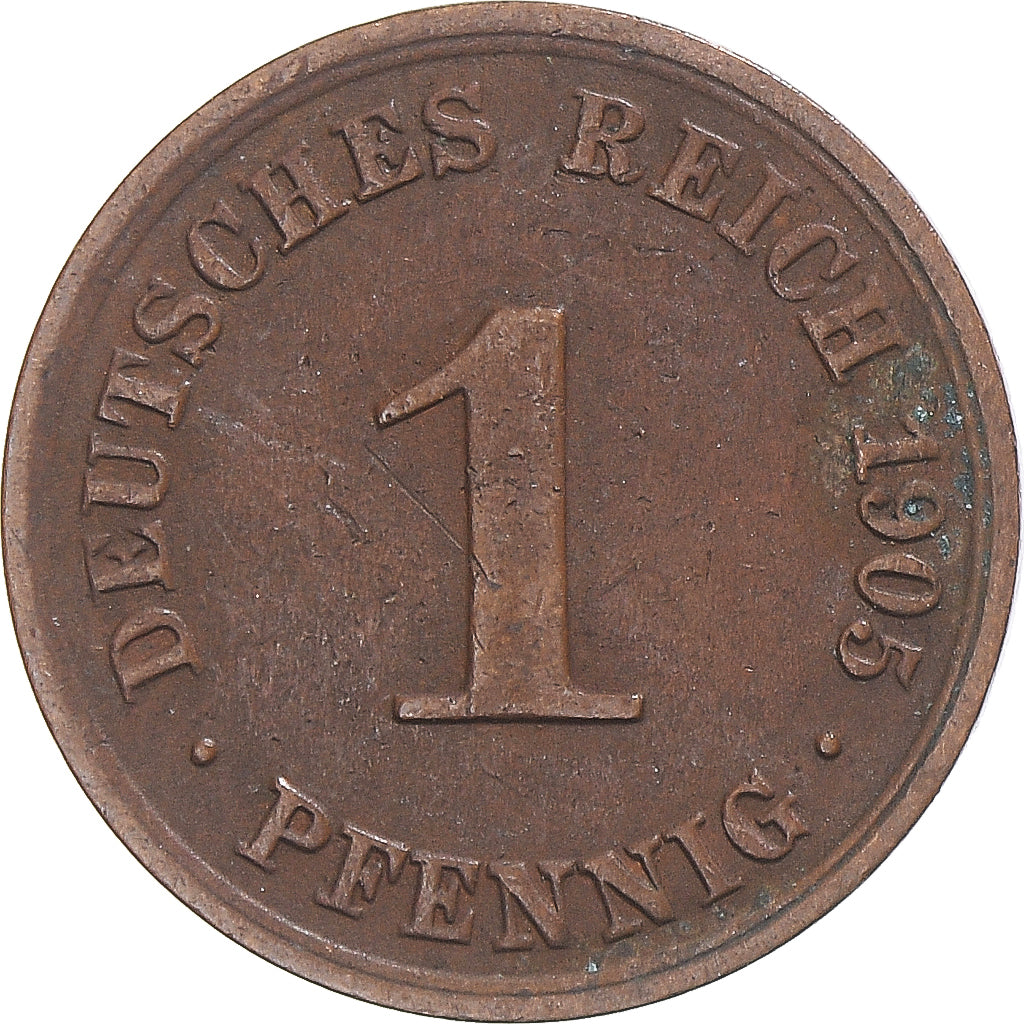 Coin, Germany, Pfennig, 1905