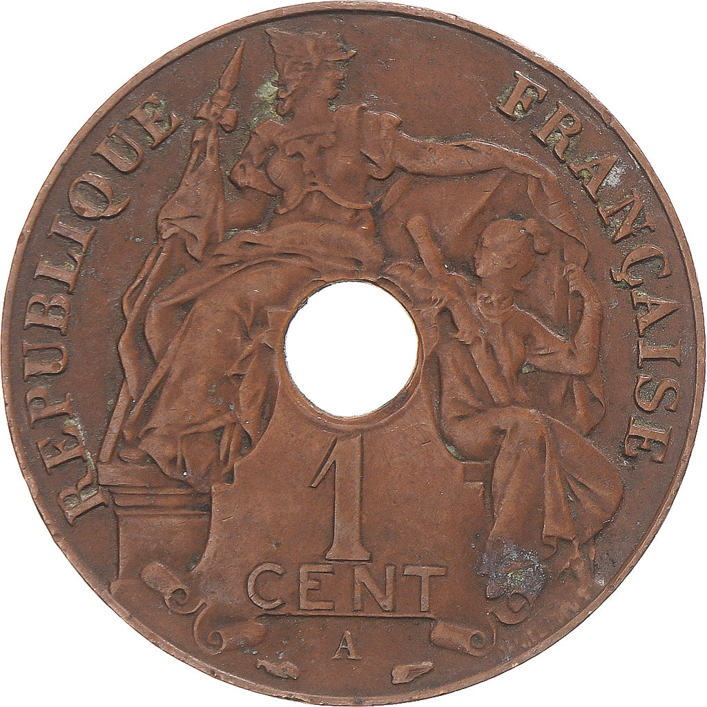 Moeda, INDOCHINA FRANCESA, Cent, 1938