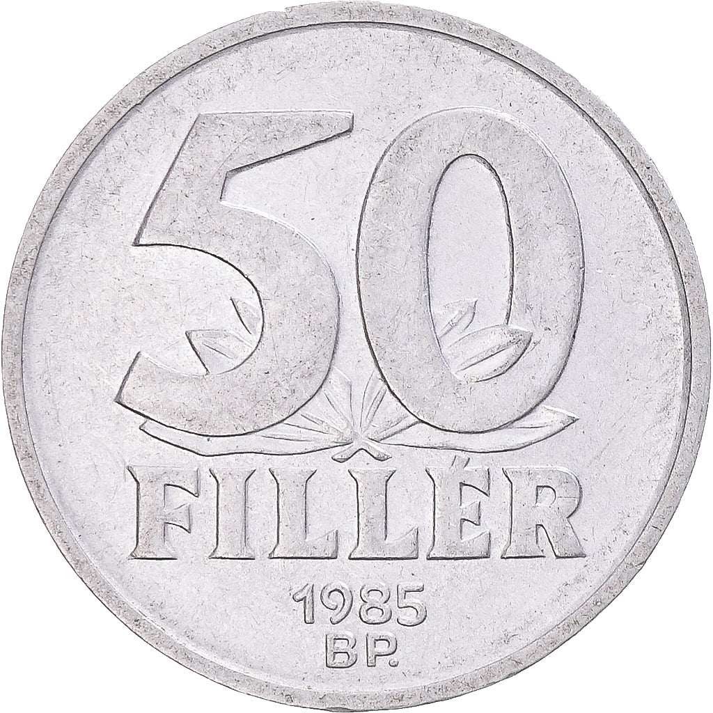 Moneta, Ungheria, 50 Fillér, 1985