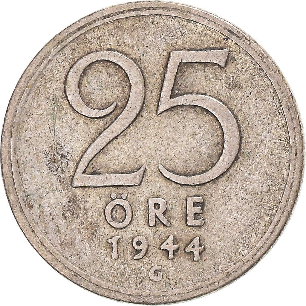 Coin, Sweden, 25 Öre, 1944
