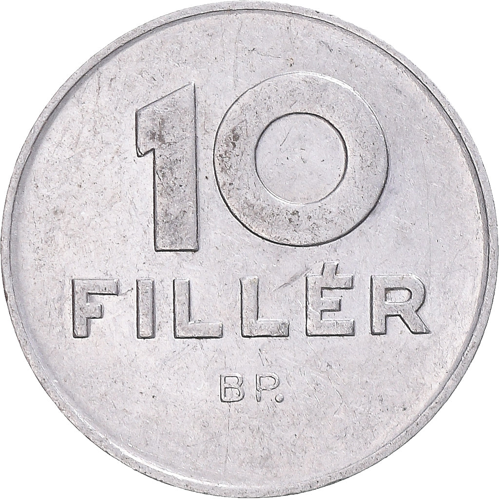 Moneta, Ungheria, 10 Filler, 1980