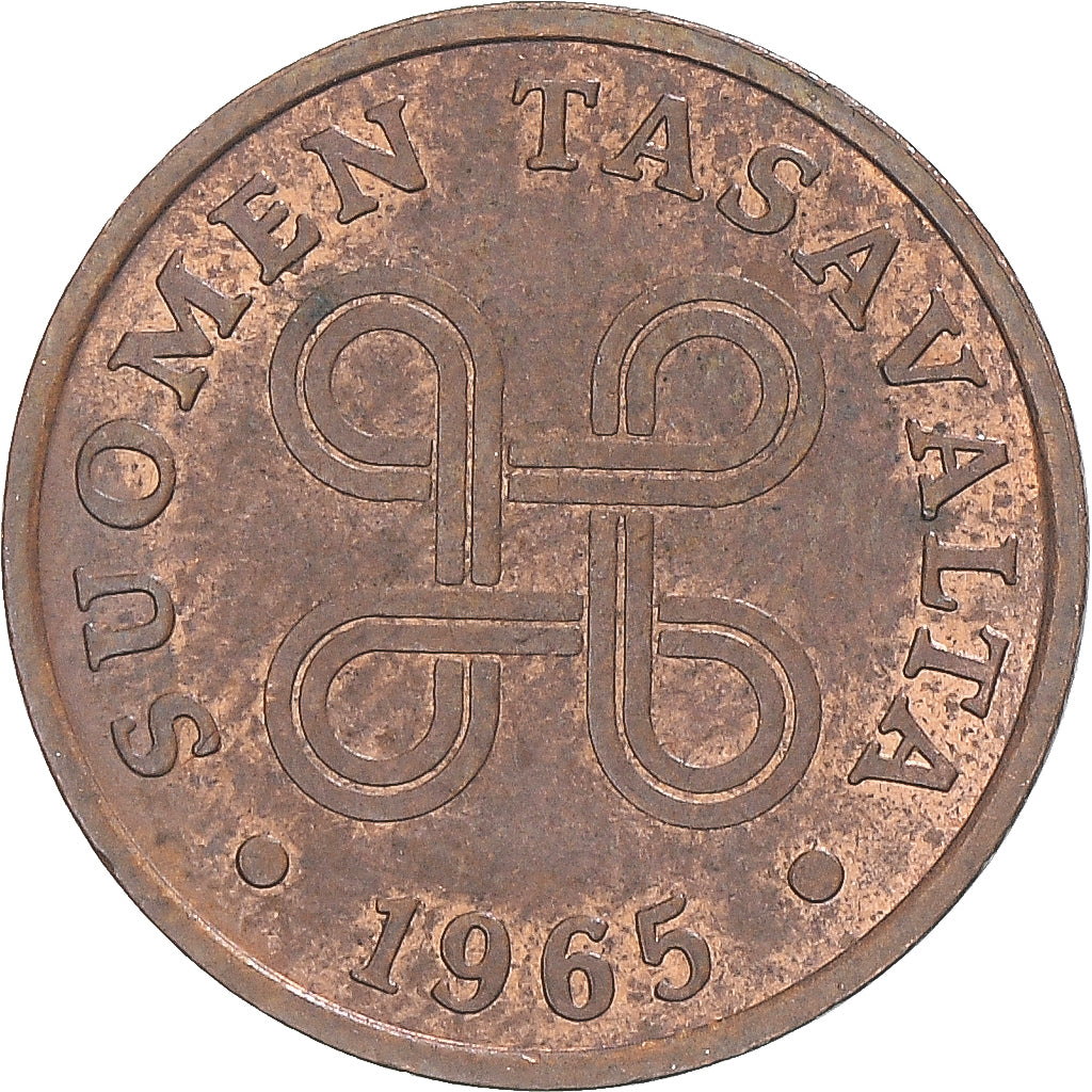 Coin, Finland, Penni, 1965