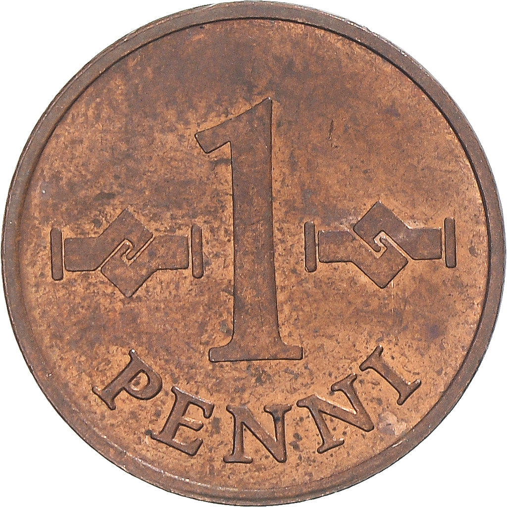 Coin, Finland, Penni, 1965