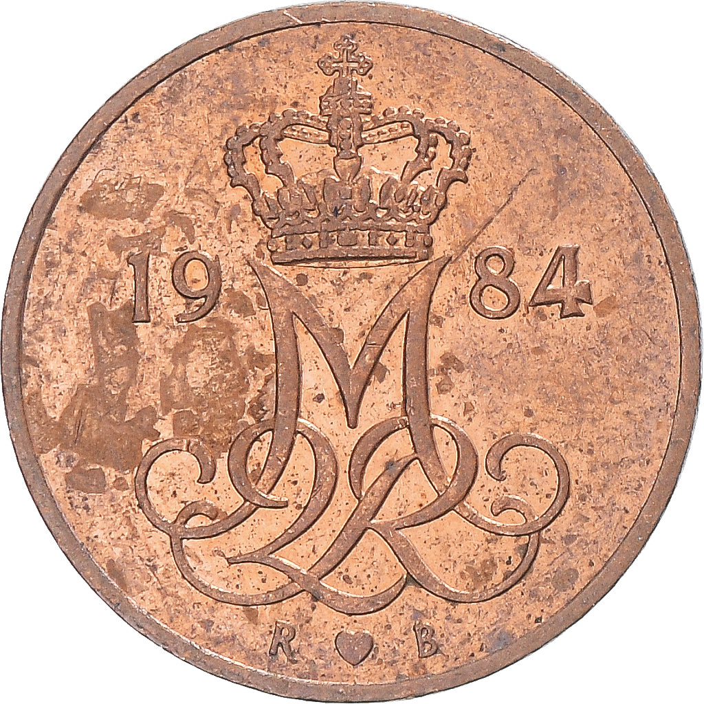 Moneda, Dinamarca, 5 Öre, 1984