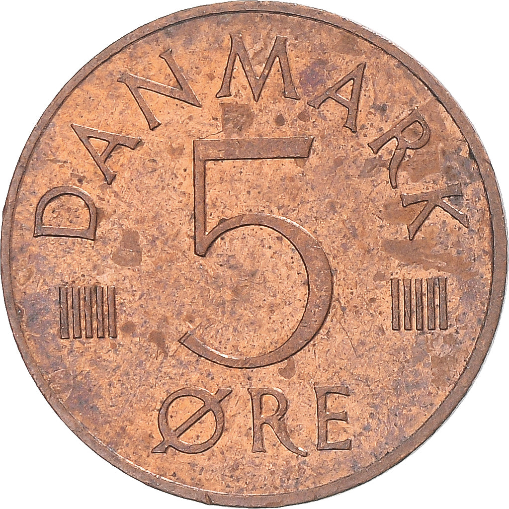 Moneda, Dinamarca, 5 Öre, 1984