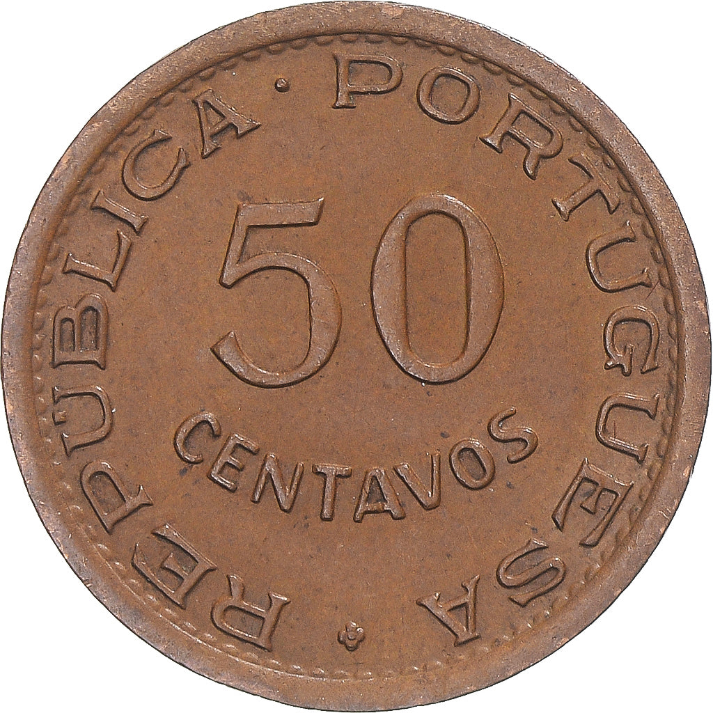 Coin, Mozambique, 50 Centavos, 1957