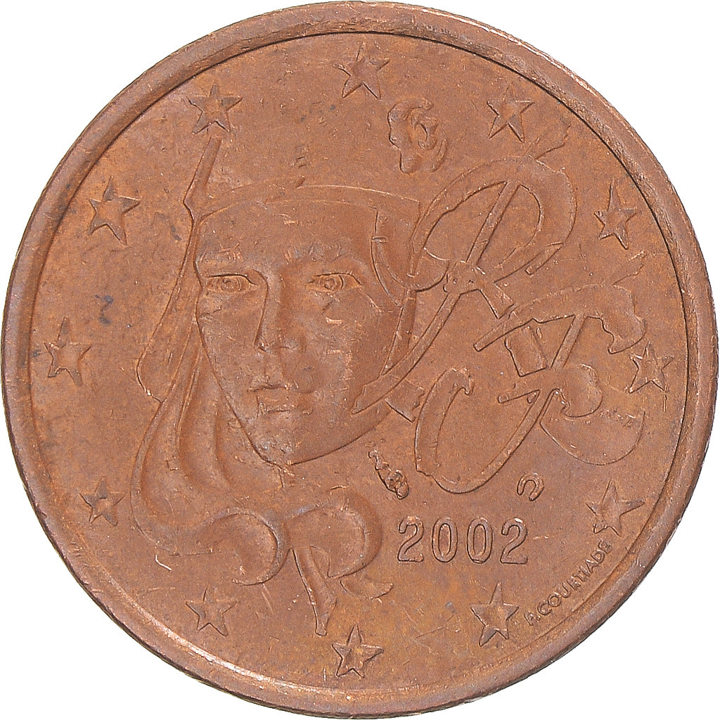 Moneda, Francia, 5 Euro Cent, 2002