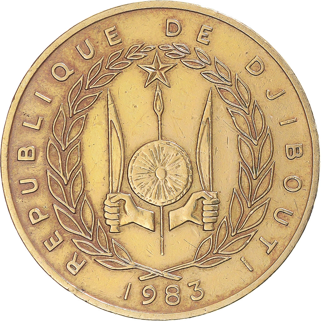 Coin, Djibouti, 20 Francs, 1983