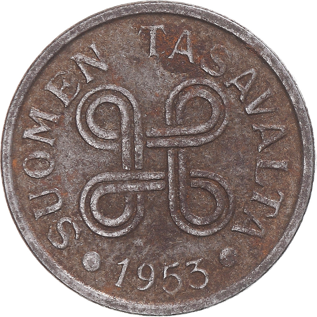 Coin, Finland, 5 Markkaa, 1953