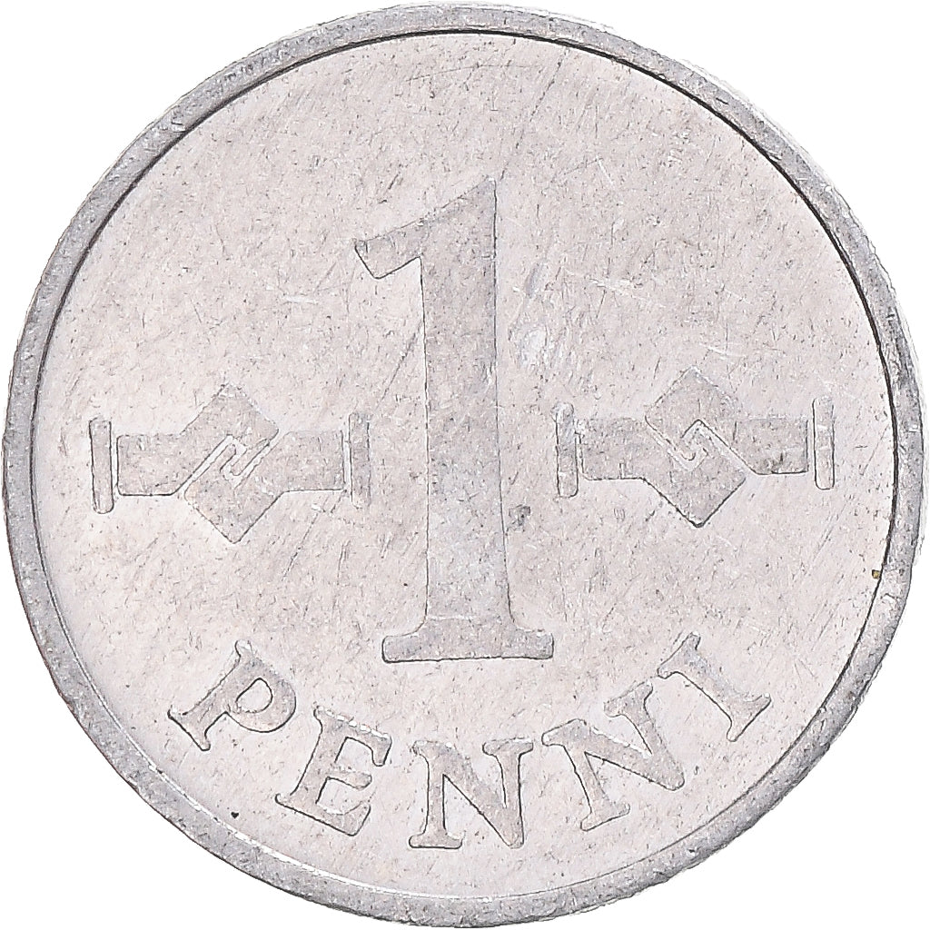 Munten, Finland, Penni, 1972