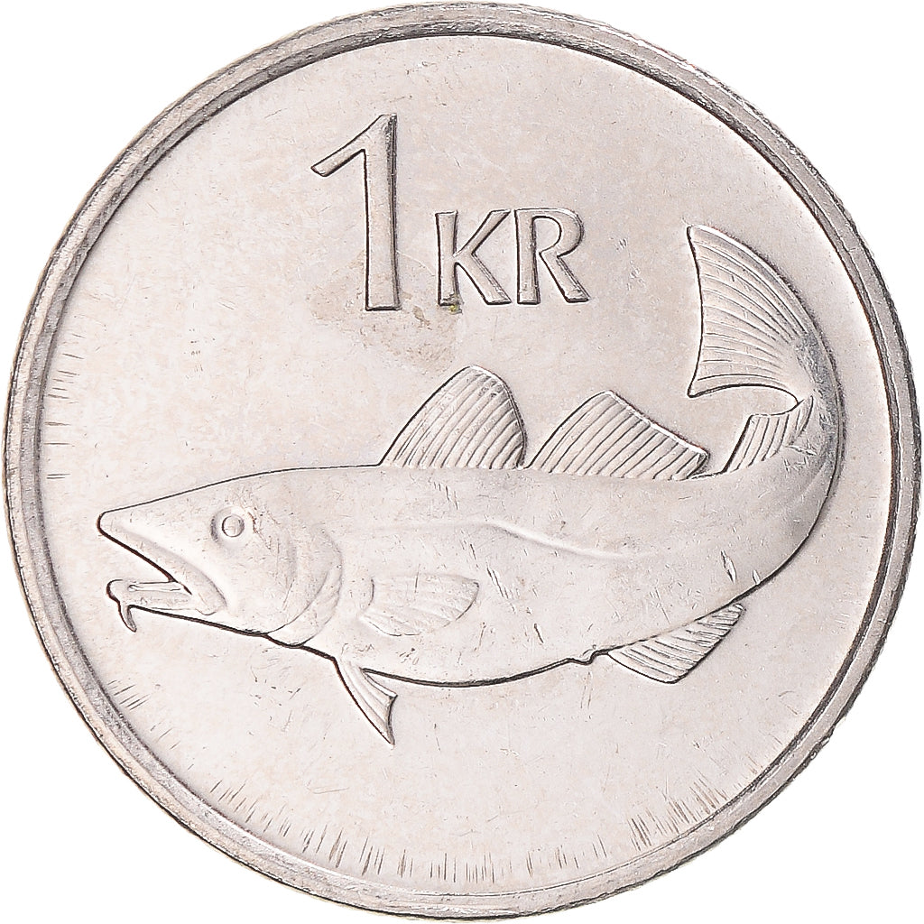 Münze, Iceland, Krona, 1996
