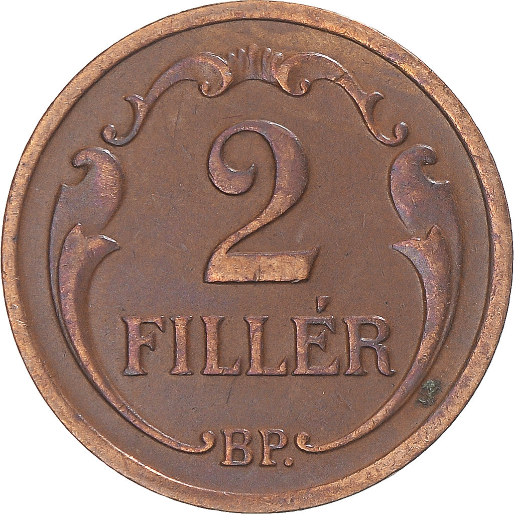 Coin, Hungary, 2 Filler, 1930