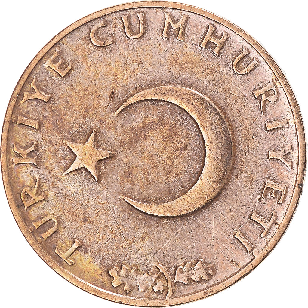 Moeda, Turquia, 10 Kurus, 1965