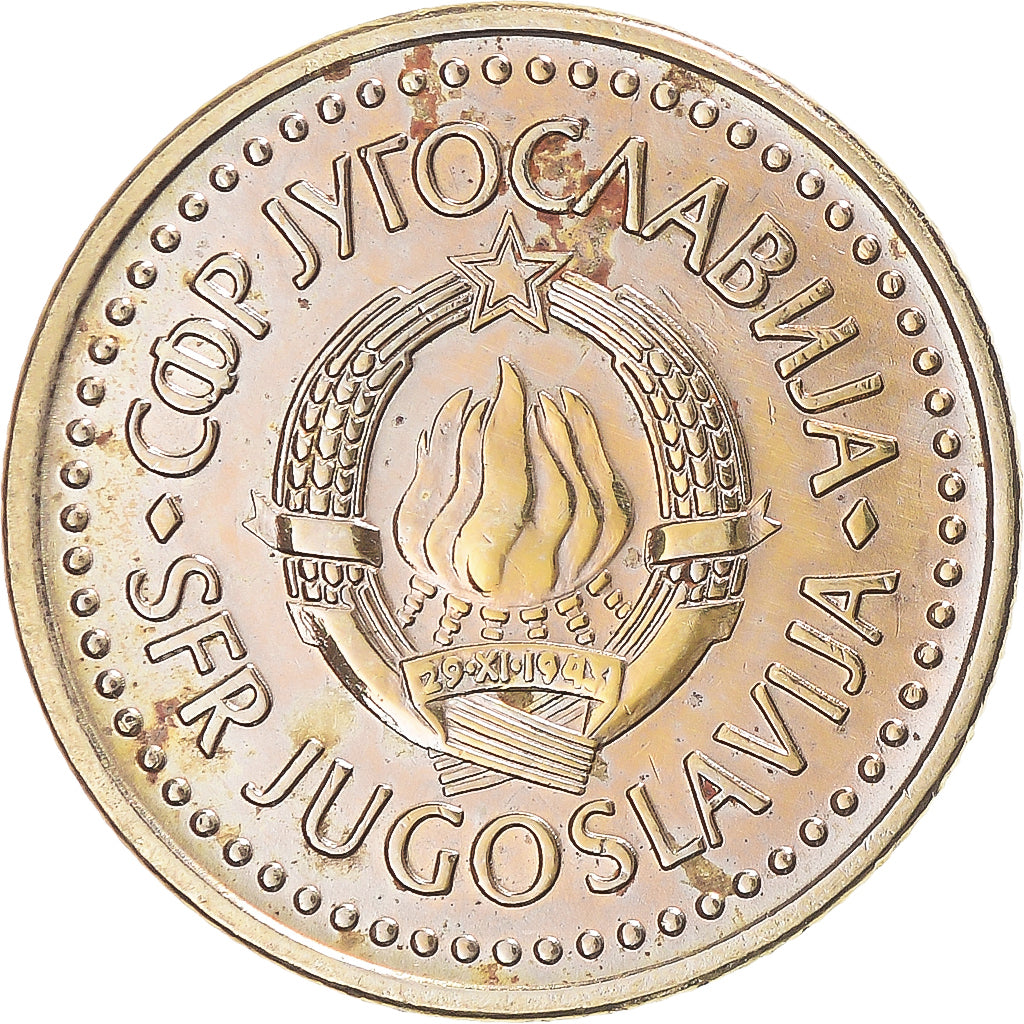 Moneta, Jugosławia, 2 Dinara, 1985