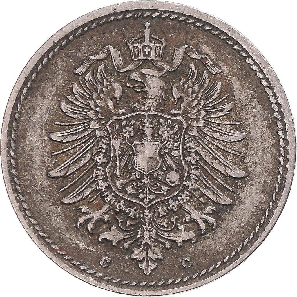 Coin, Germany, 5 Pfennig, 1875