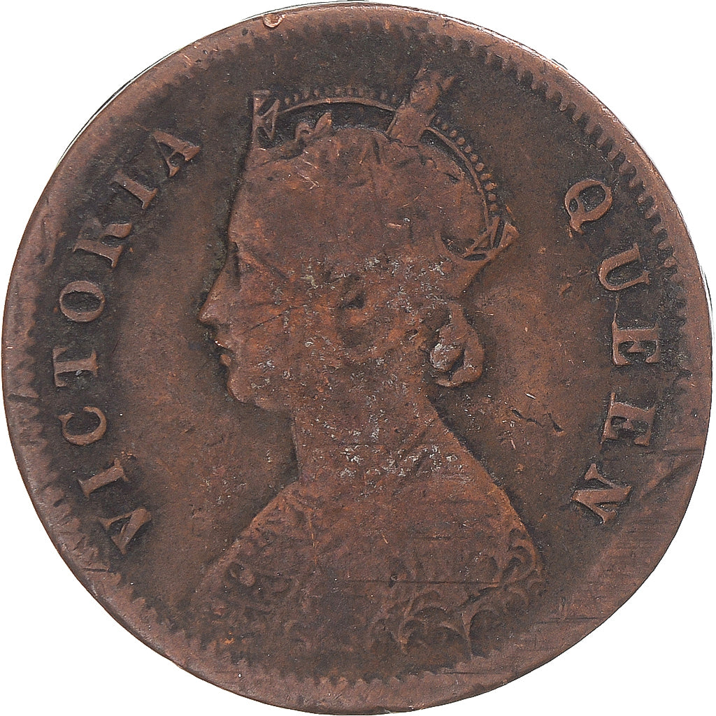 Munten, India, 1/4 Anna, 1874