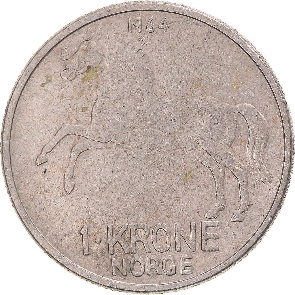 Moneda, Noruega, Krone, 1964