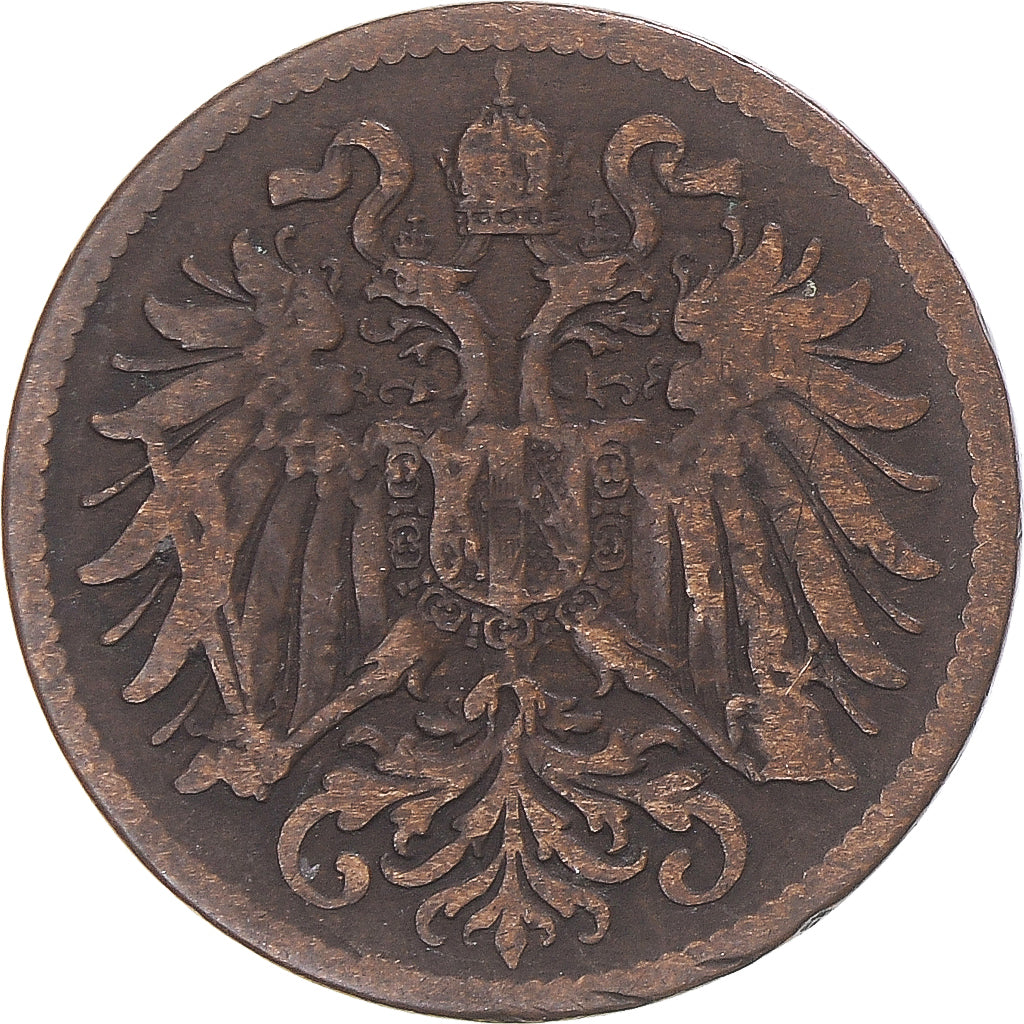Monnaie, Autriche, 2 Heller, 1896