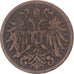 Monnaie, Autriche, 2 Heller, 1896