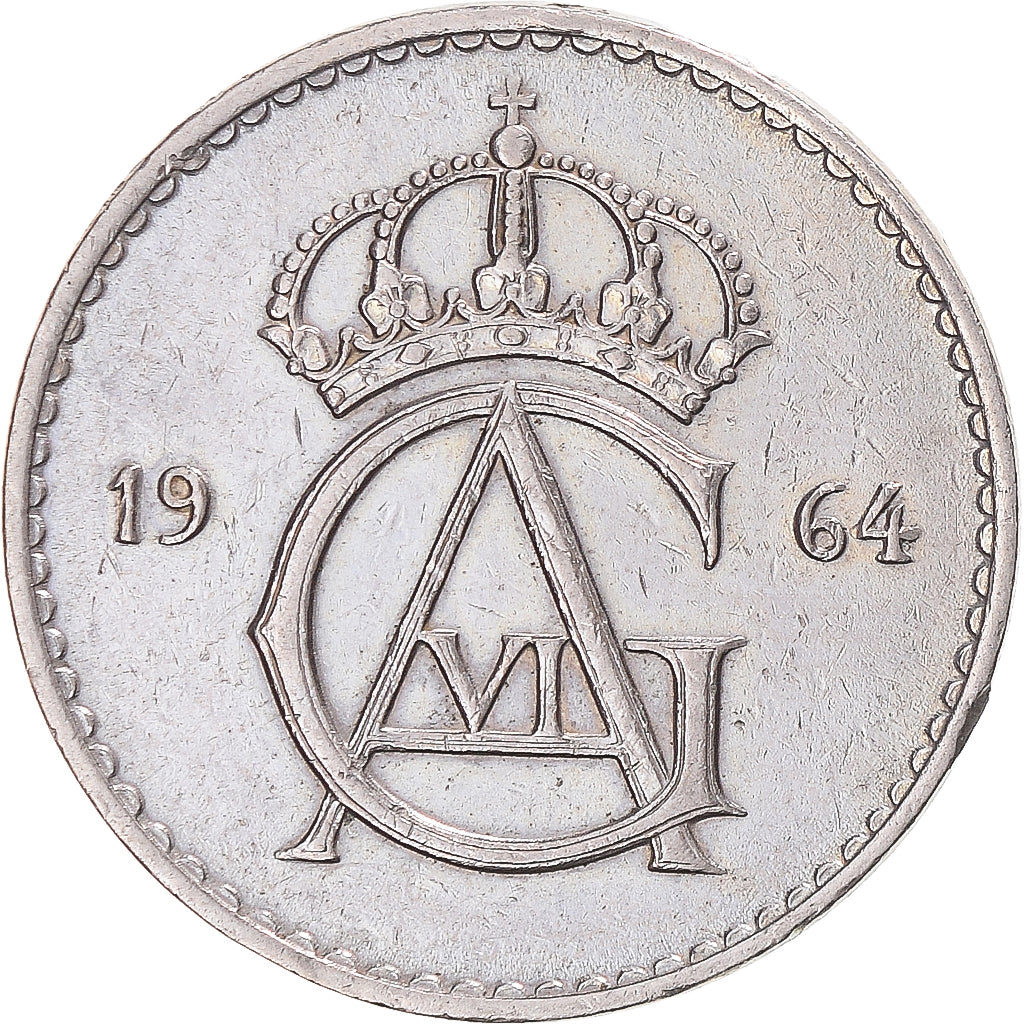 Moneta, Szwecja, 50 Öre, 1964