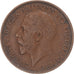 Moneda, Gran Bretaña, 1/2 Penny, 1913