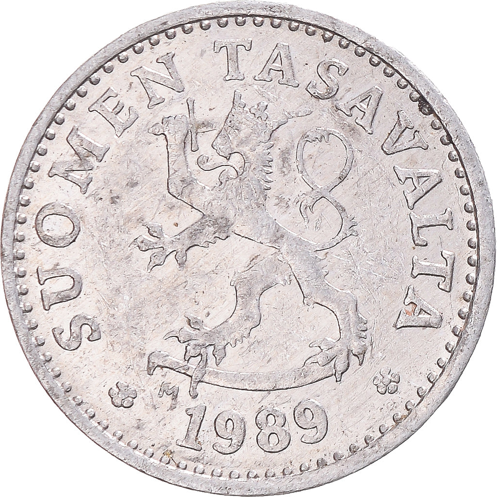 Coin, Finland, 10 Pennia, 1989