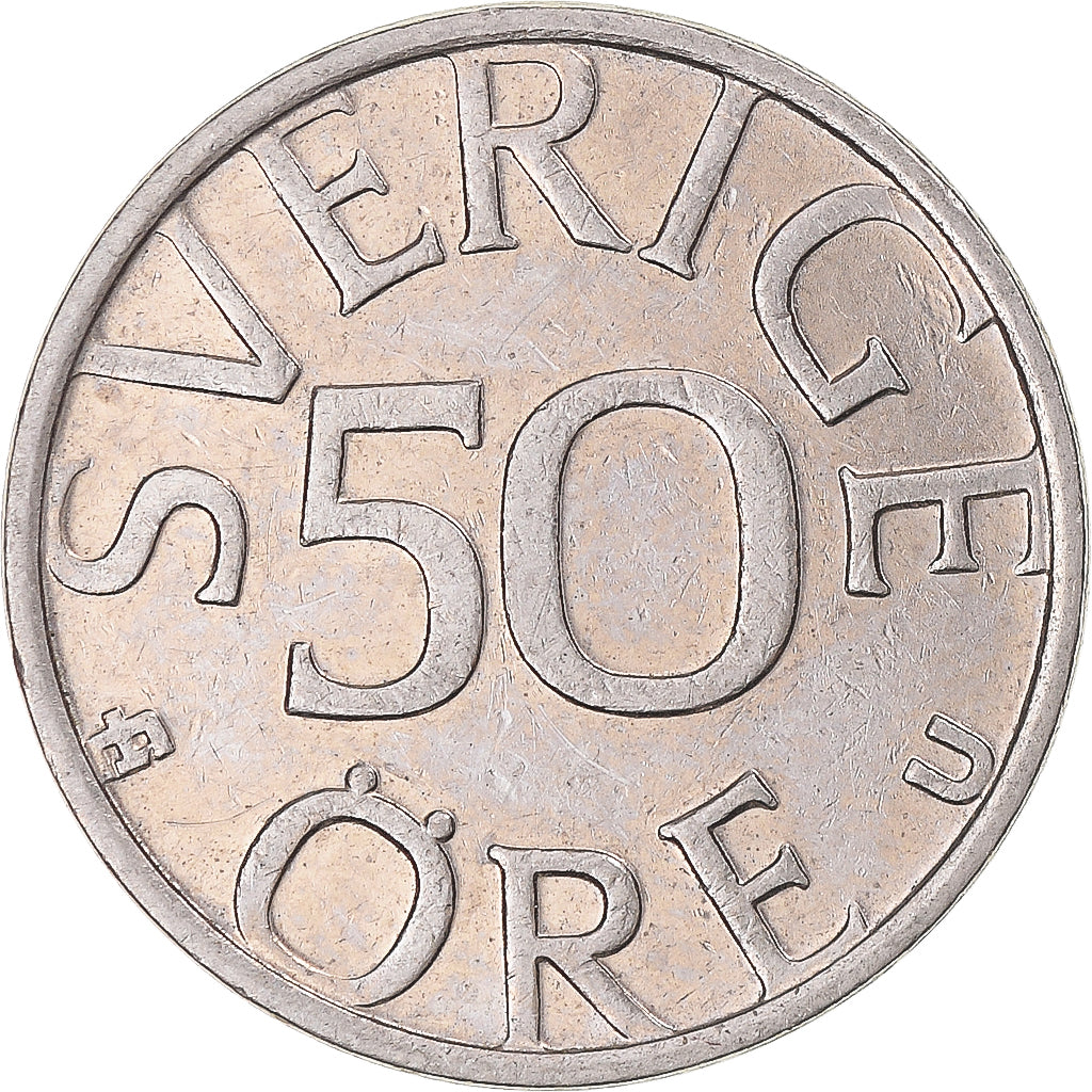Moneta, Szwecja, 50 Öre, 1980
