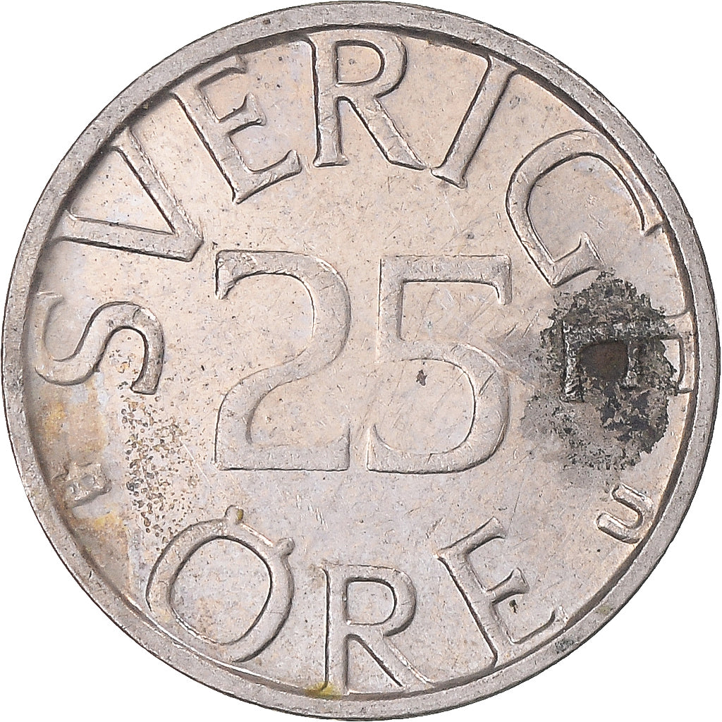 Moneta, Svezia, 25 Öre, 1982