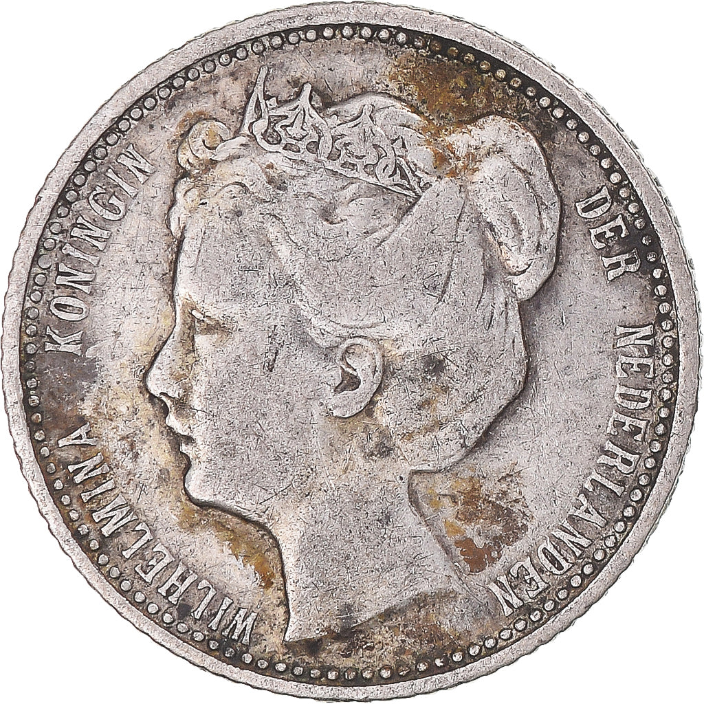 Moneda, Países Bajos, 25 Cents, 1906